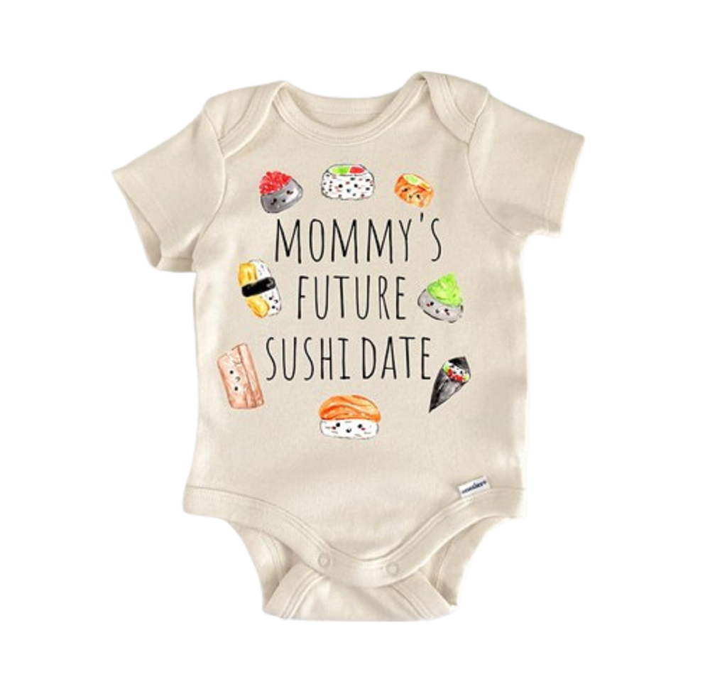 Sushi Foodie Food - Baby Boy Girl Clothes Infant Bodysuit Funny Cute Newborn-0