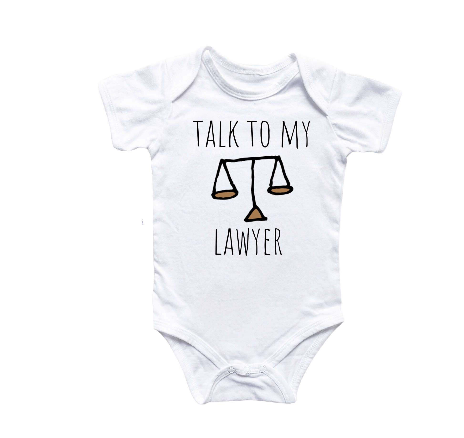 Lawyer - Baby Boy Girl Clothes Infant Bodysuit Funny Cute Newborn 6-0