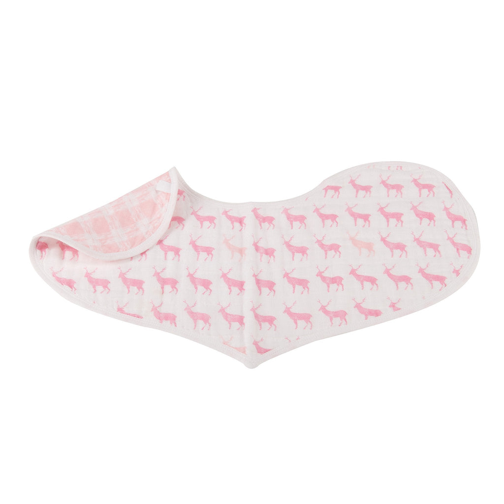 Pop of Pink Cotton Heart Bibs 2PK-3
