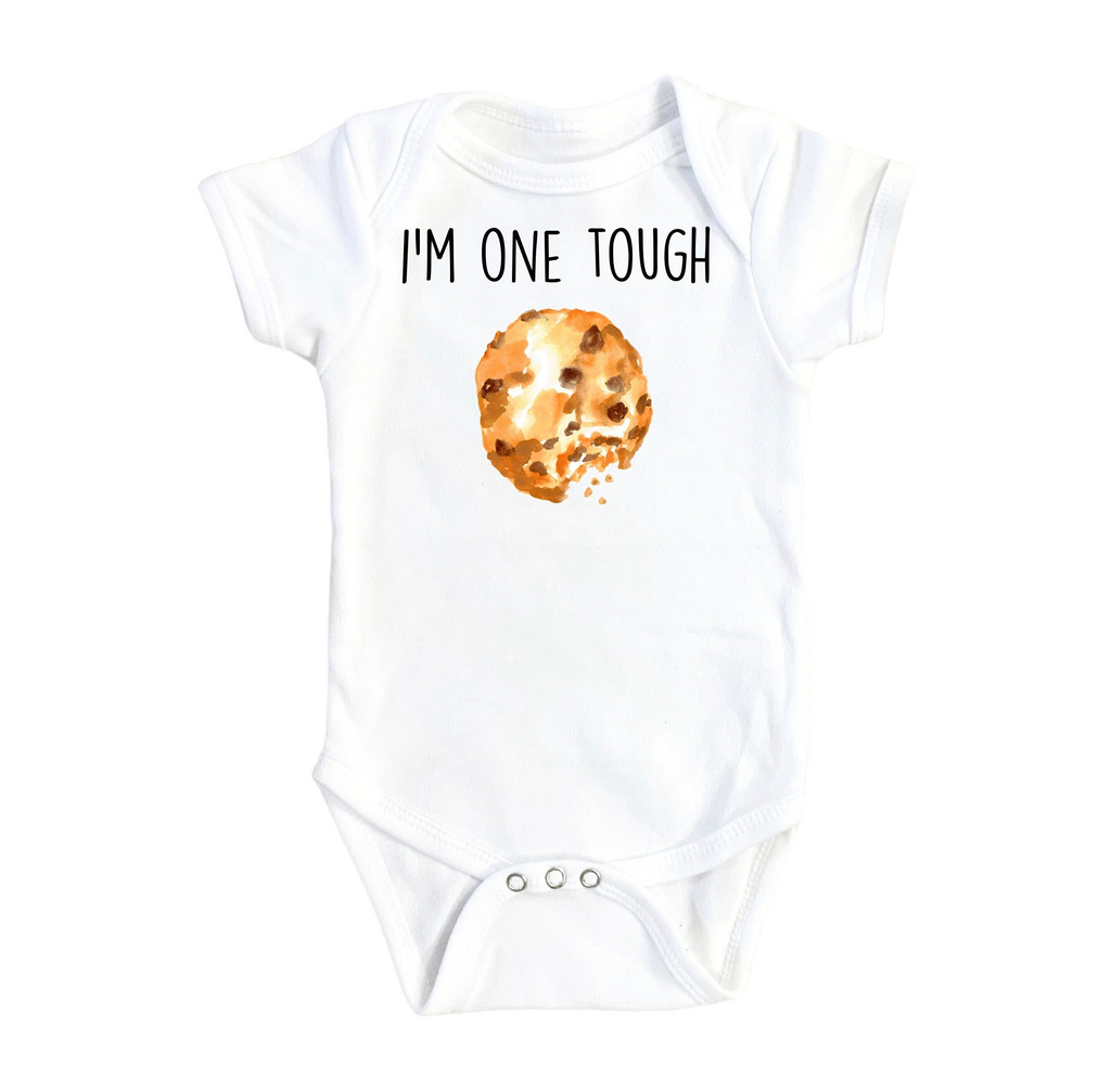 Cookie Tough - Baby Boy Girl Clothes Infant Bodysuit Funny Cute Newborn-0