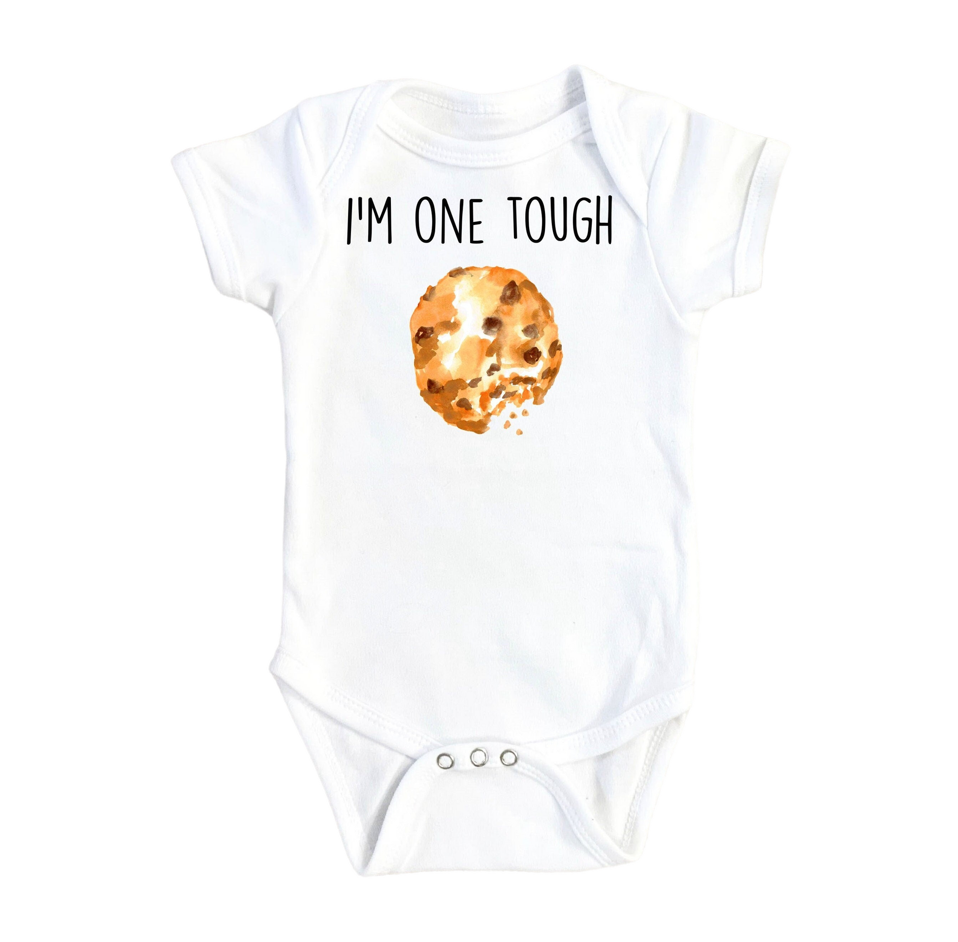 Cookie Tough - Baby Boy Girl Clothes Infant Bodysuit Funny Cute Newborn-0