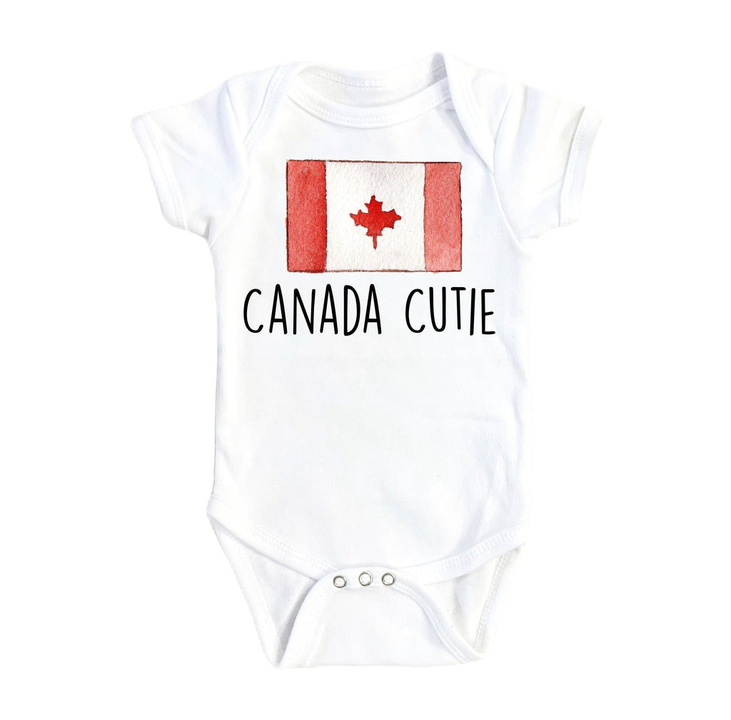Canadian Cutie - Baby Boy Girl Clothes Infant Bodysuit Funny Cute Newborn-0