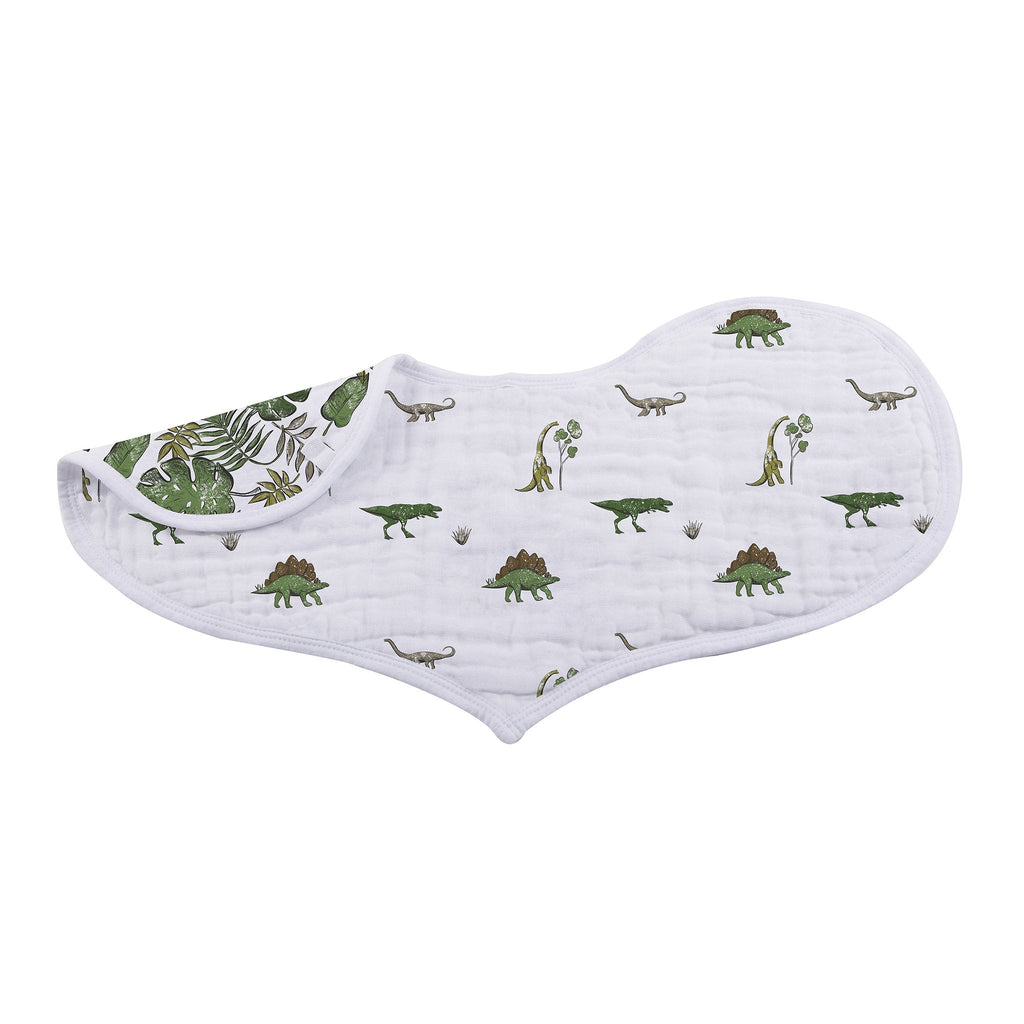 Dino Days Cotton Burp Cloth Bib 2PK-1