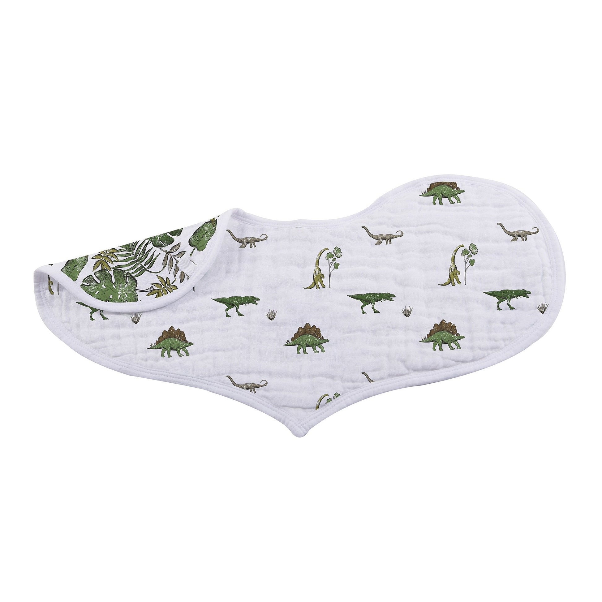 Dino Days Cotton Burp Cloth Bib 2PK-1
